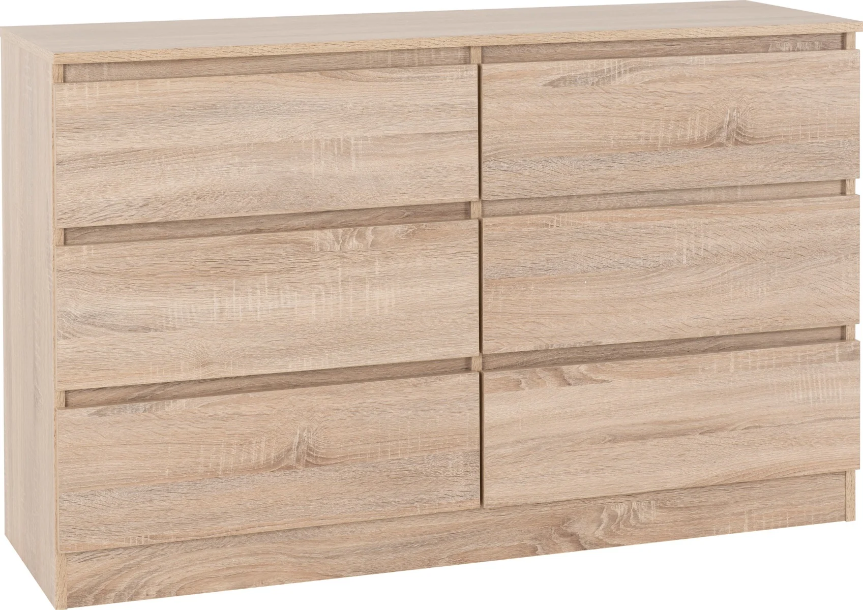Malvern 6 Drawer Chest Sonoma Oak
