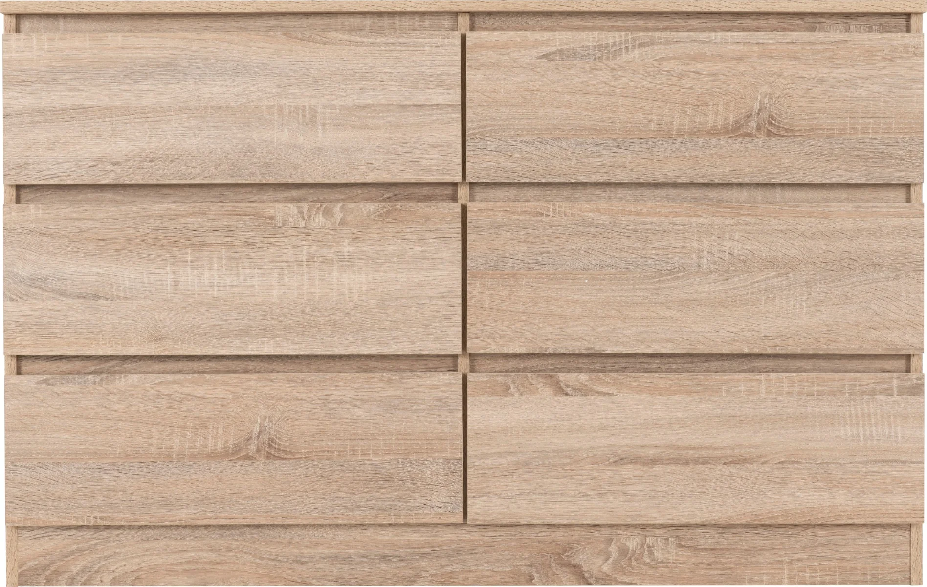 Malvern 6 Drawer Chest Sonoma Oak - Image 3