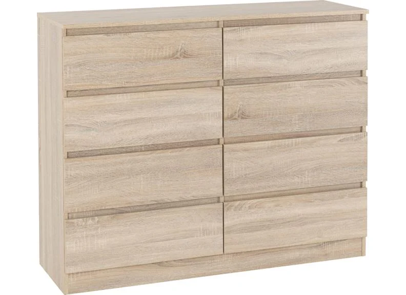 Malvern 8 Drawer Chest Sonoma Oak - Image 2