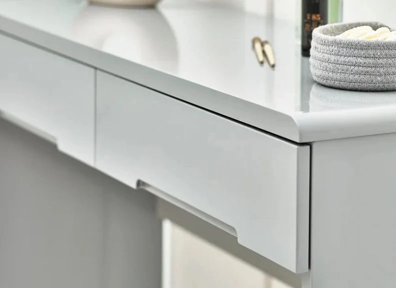 Manhattan Grey Gloss Bedroom Set - Image 4