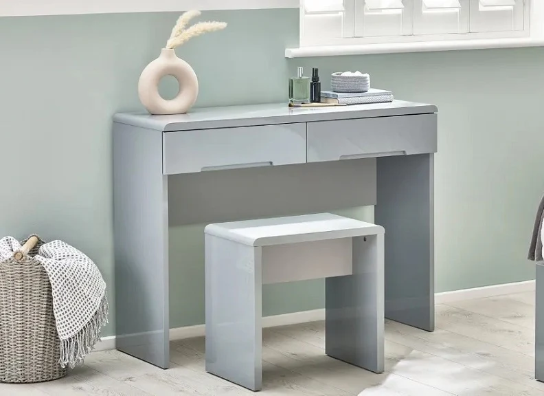 Manhattan Grey Gloss Bedroom Set - Image 5