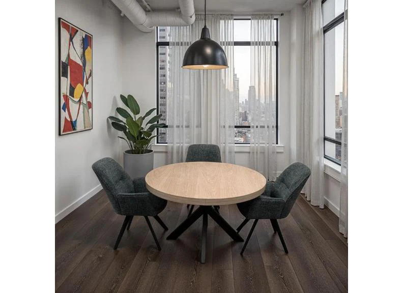 Manor Oak Round Dining Table