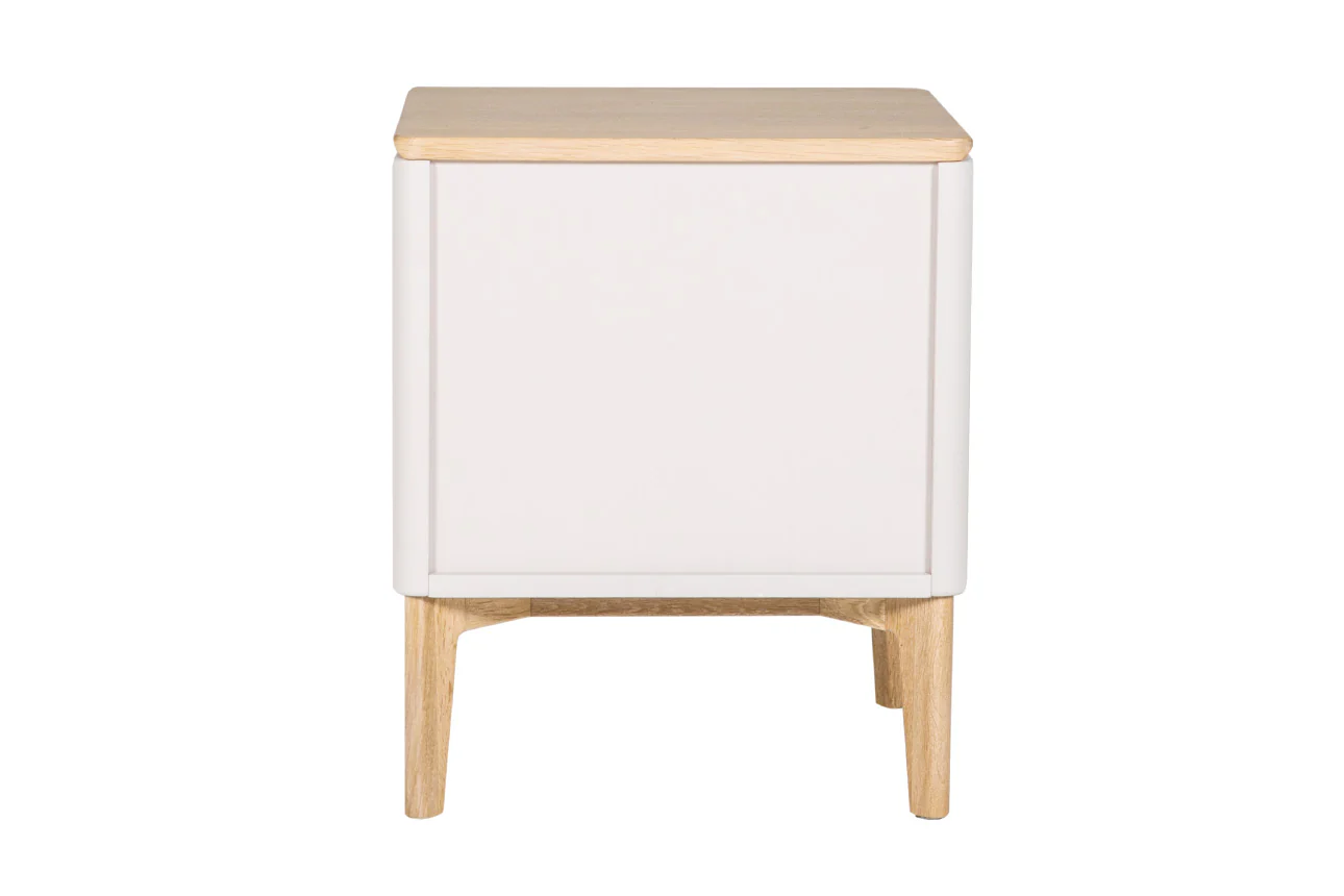 Elegant Marlow Bedside Table in Cashmere Oak Finish - Image 3
