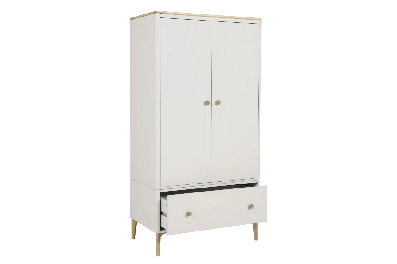 Marlow 2 Door Wardrobe – Cashmere Oak 1900mm - Image 6