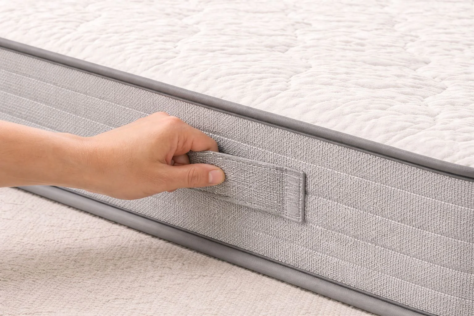 Mars Low Profile Foam Mattress – Quilted Fabric Cover with Firm Support (200x90cm) - Image 5