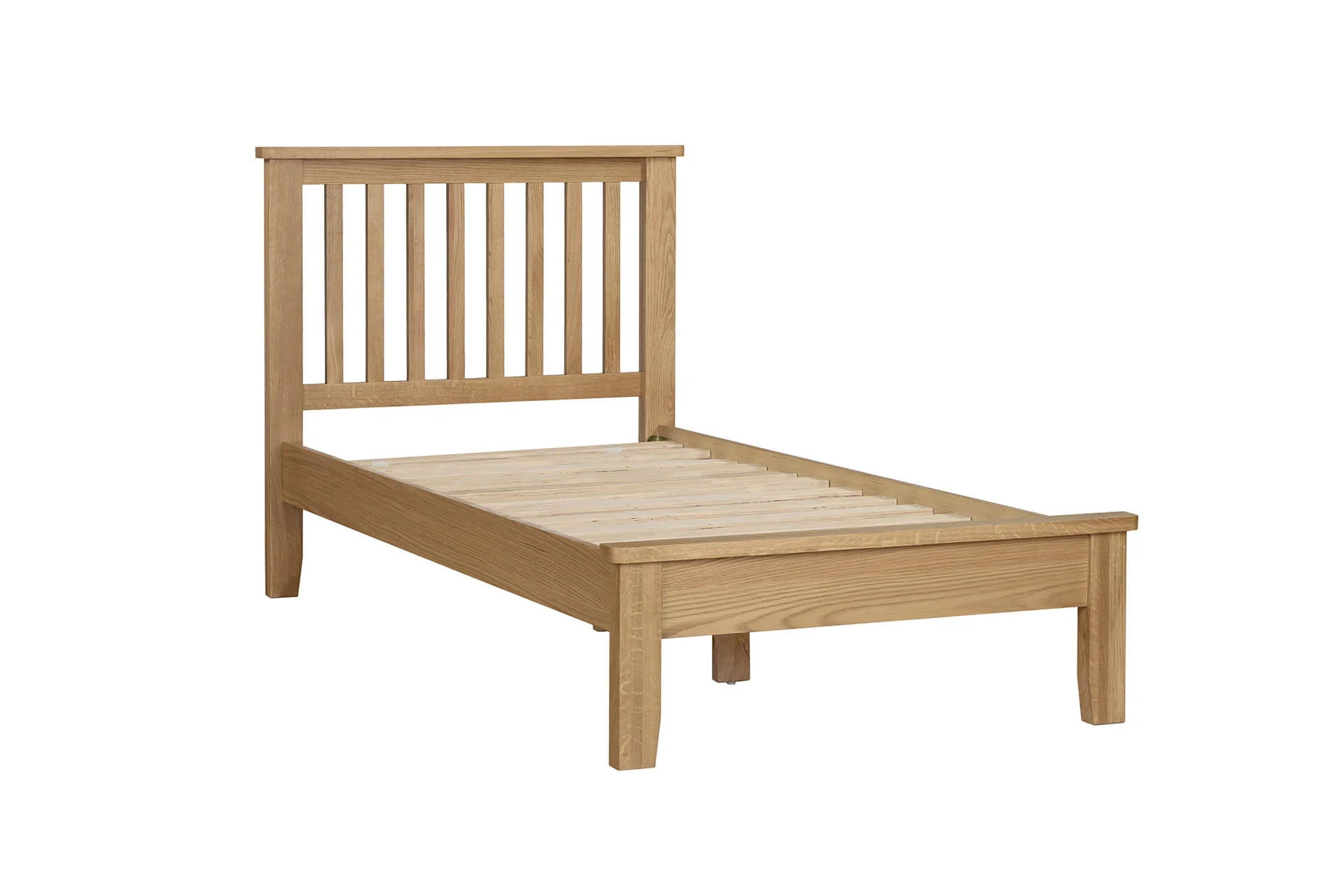 Marsden 3' Bed – Natural Oak Finish with Shaker Legs - Image 8