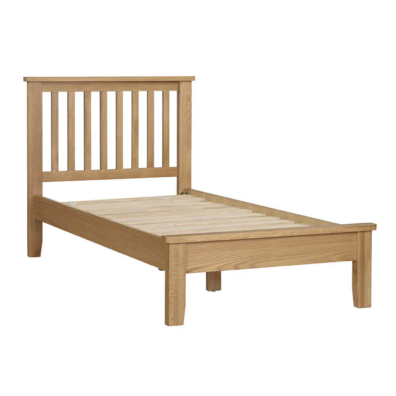 Marsden 3' Bed – Natural Oak Finish with Shaker Legs - Image 9