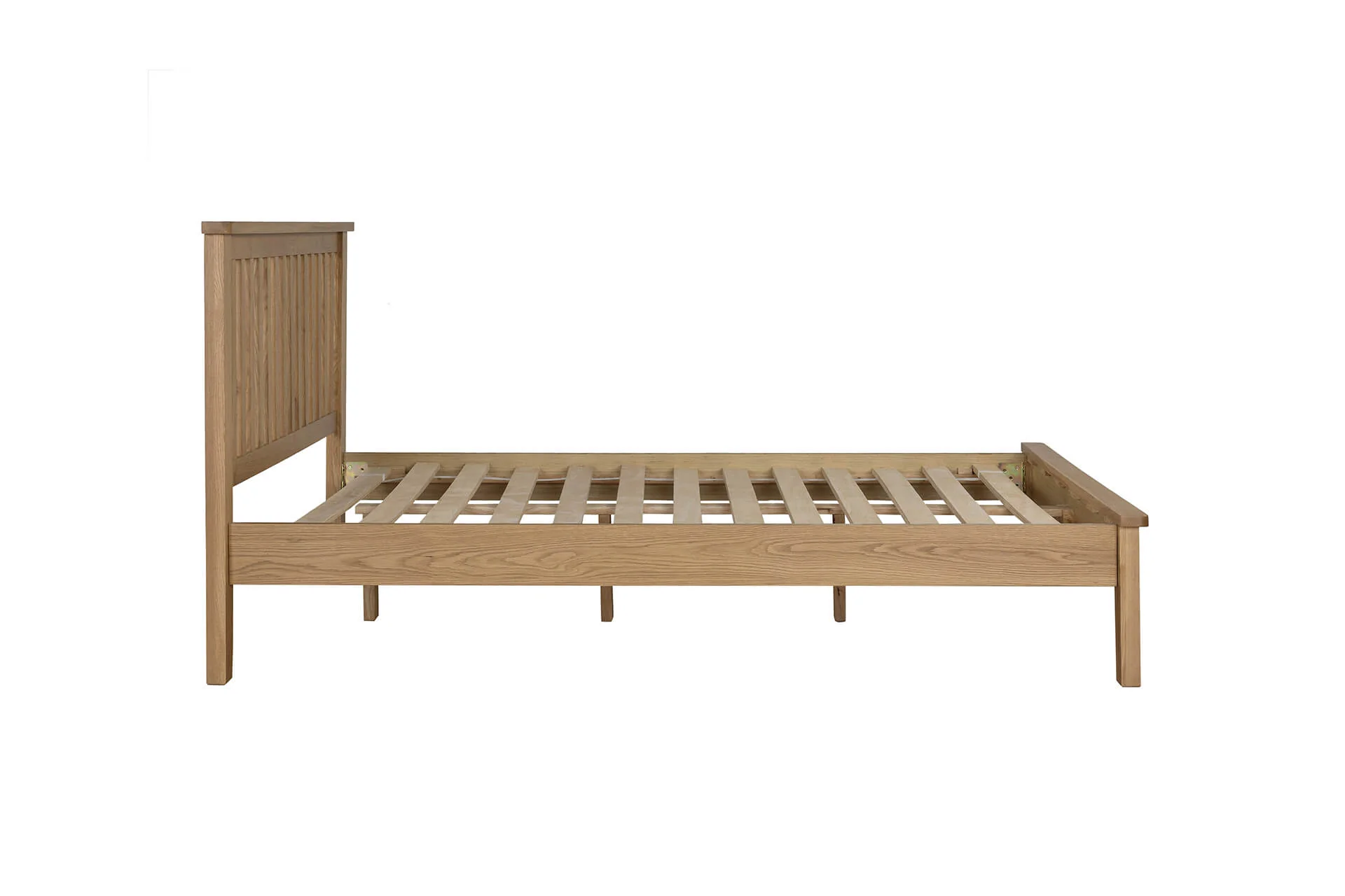 Marsden 4'6 Bed – Natural Oak with Shaker Legs - Image 10