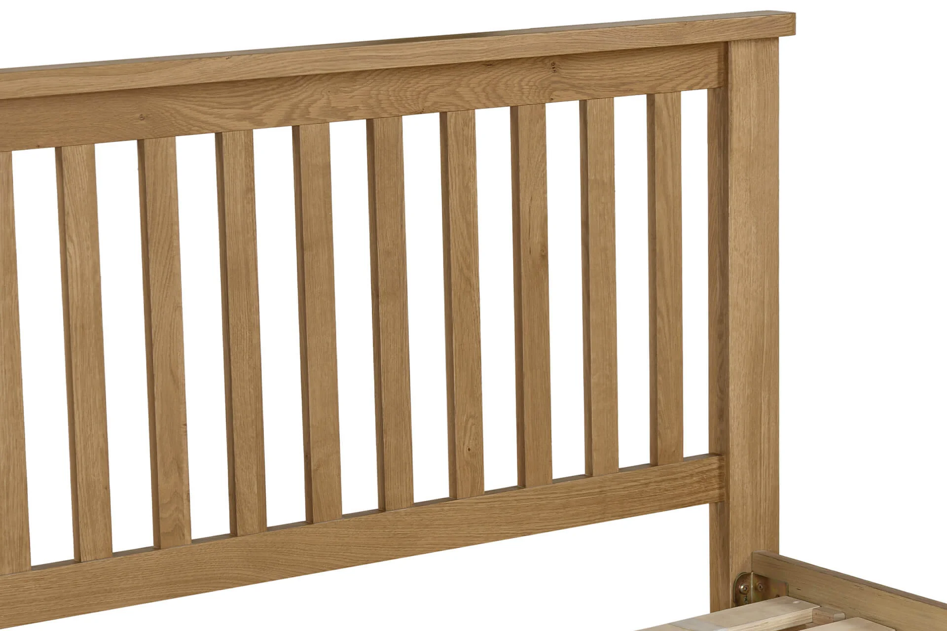 Marsden 5' Bed – Natural Oak with Shaker Legs - Image 6