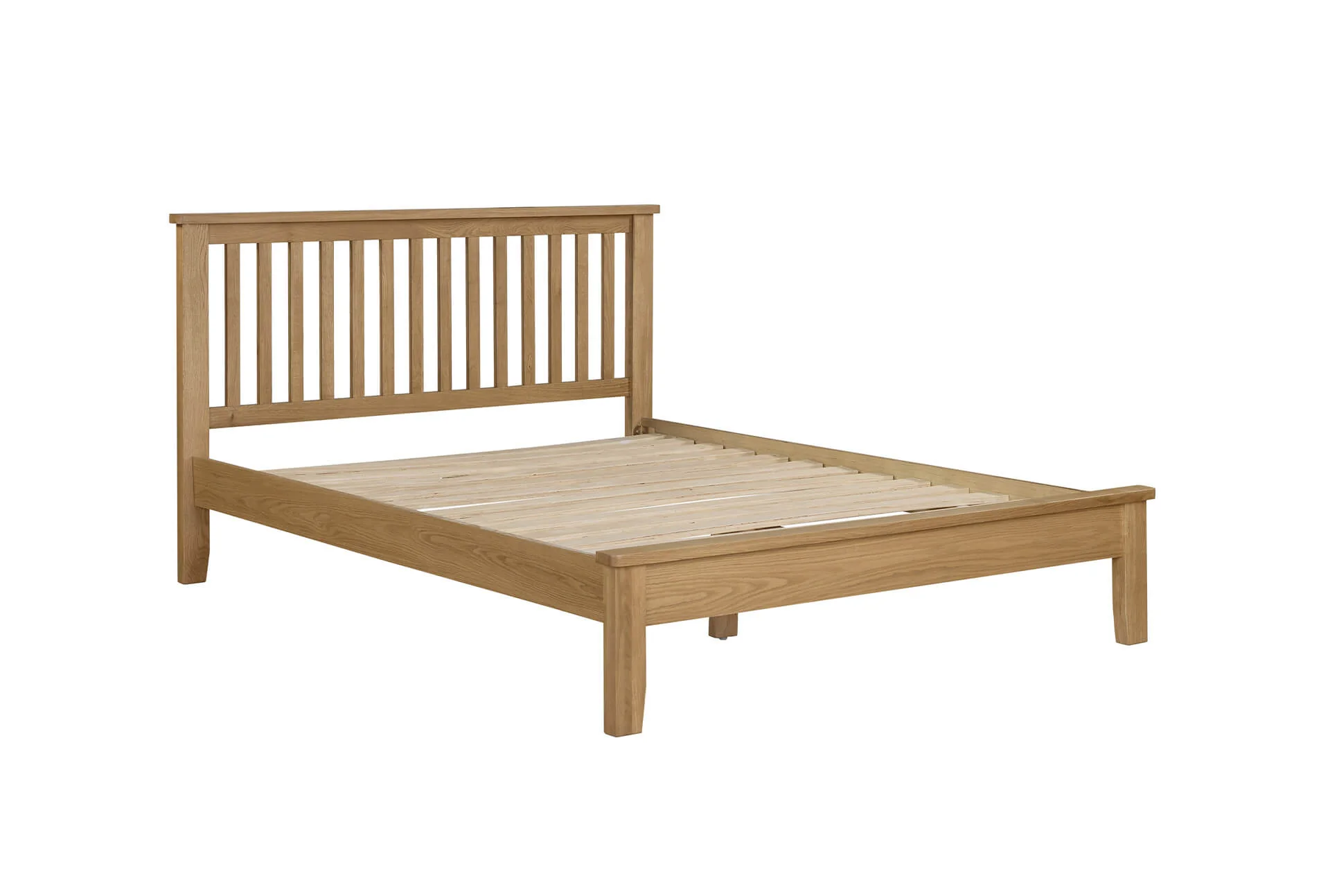 Marsden 5' Bed – Natural Oak with Shaker Legs - Image 7