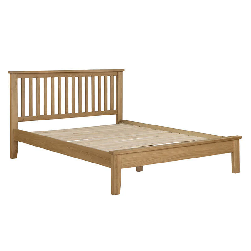 Marsden 5' Bed – Natural Oak with Shaker Legs - Image 8