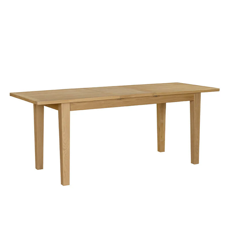 Marsden Extending Dining Table – Natural Oak with Butterfly Leaf 120cm/160cm - Image 11