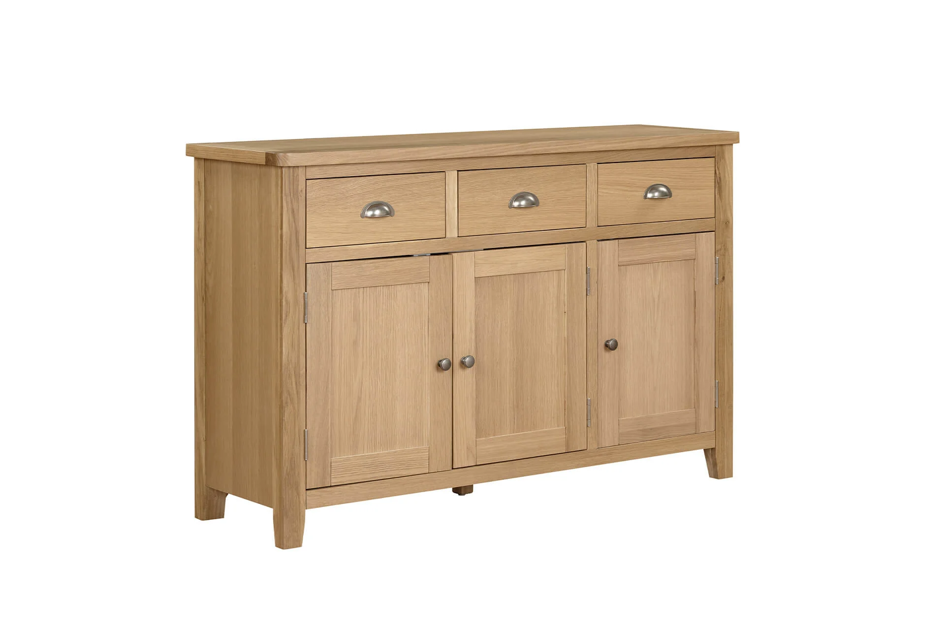 Marsden Large Sideboard – Natural Oak with Adjustable Shelves 1300mm - Image 11