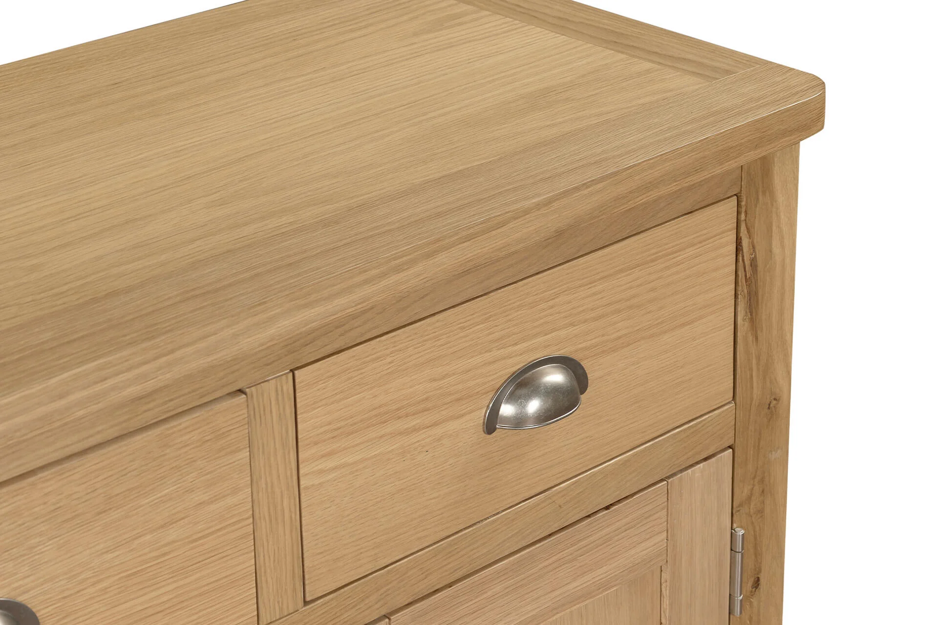 Marsden Large Sideboard – Natural Oak with Adjustable Shelves 1300mm - Image 4