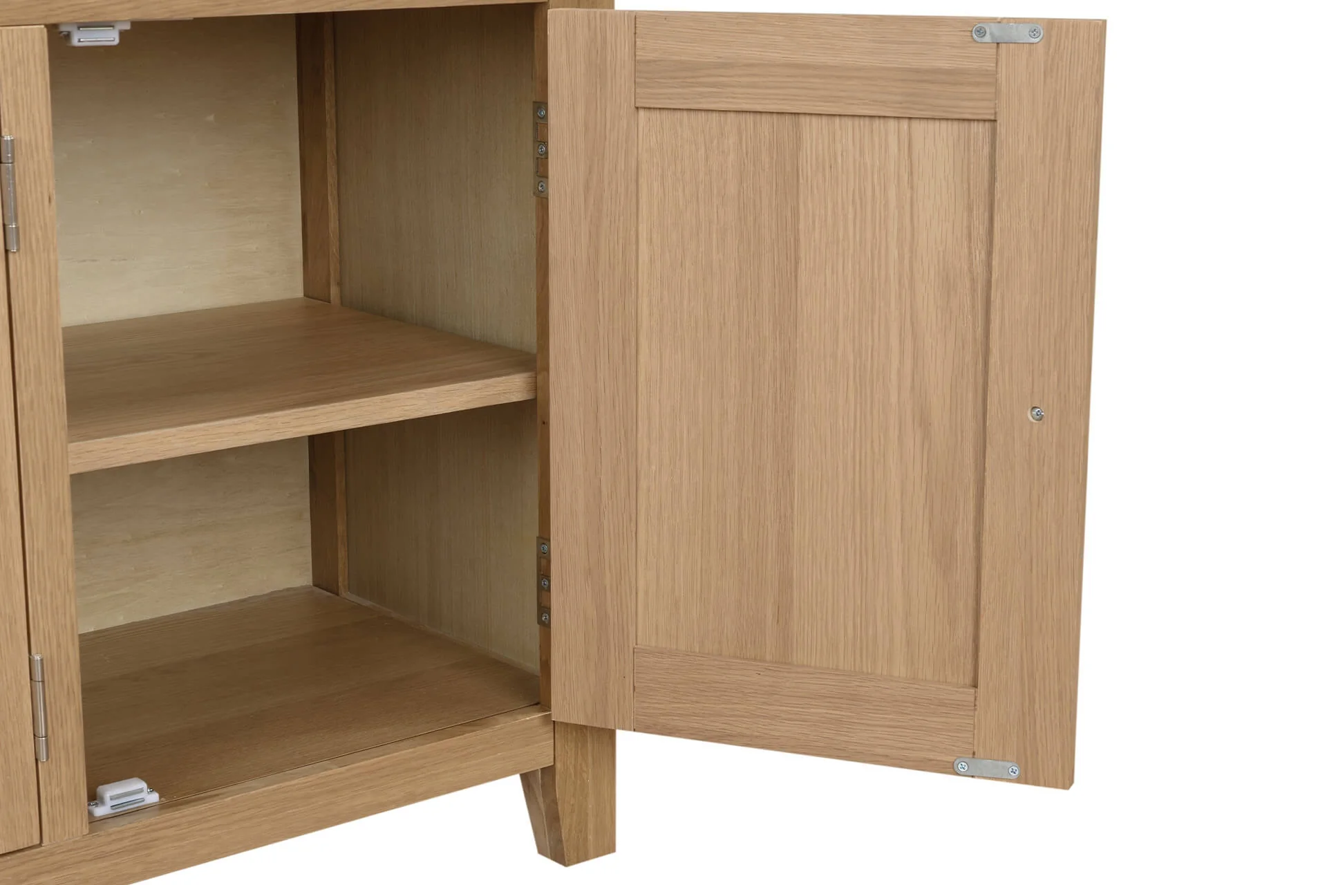 Marsden Large Sideboard – Natural Oak with Adjustable Shelves 1300mm - Image 5