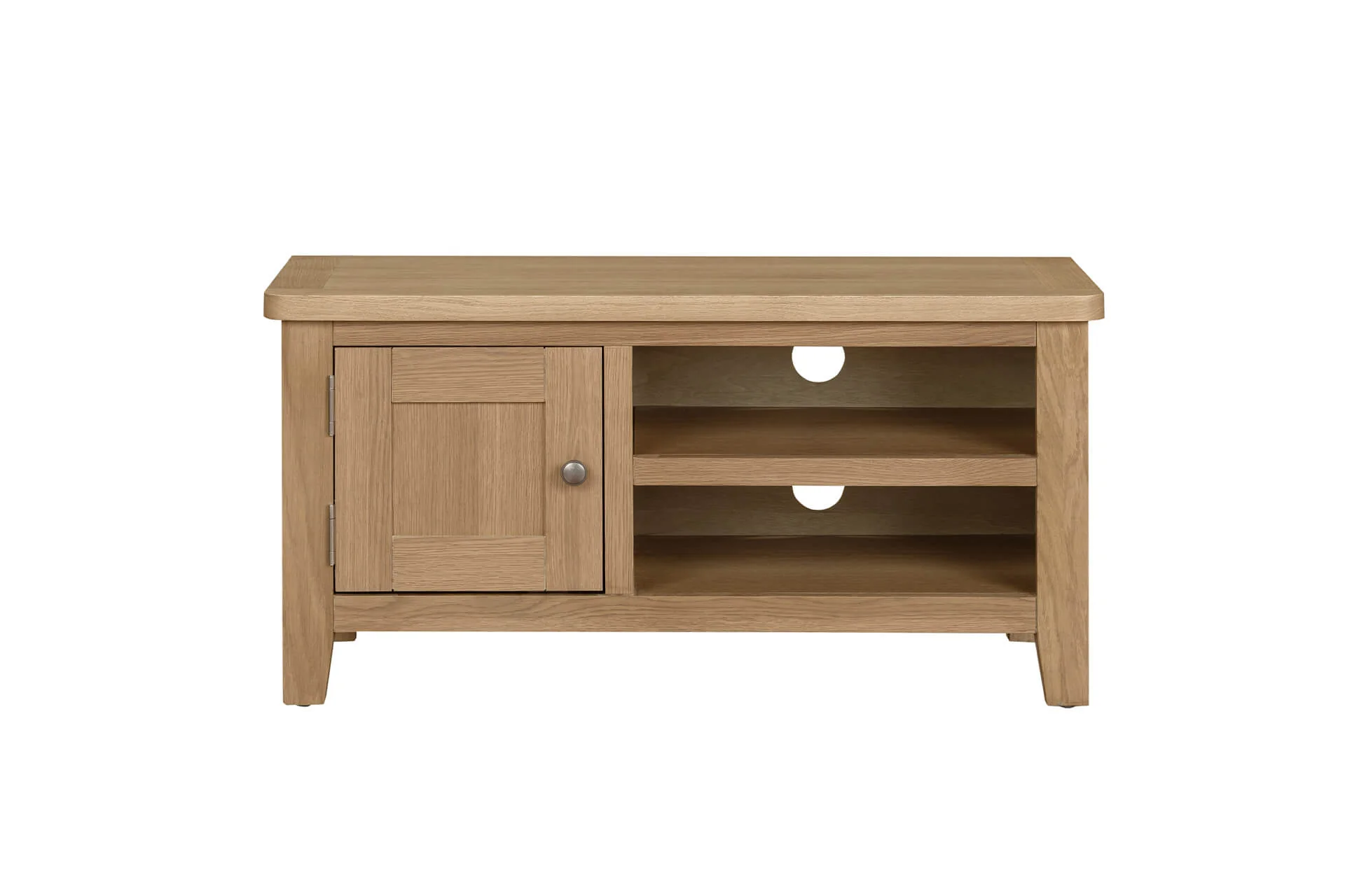 Marsden TV Unit 90cm – Natural Oak Finish with Compact Storage - Image 12