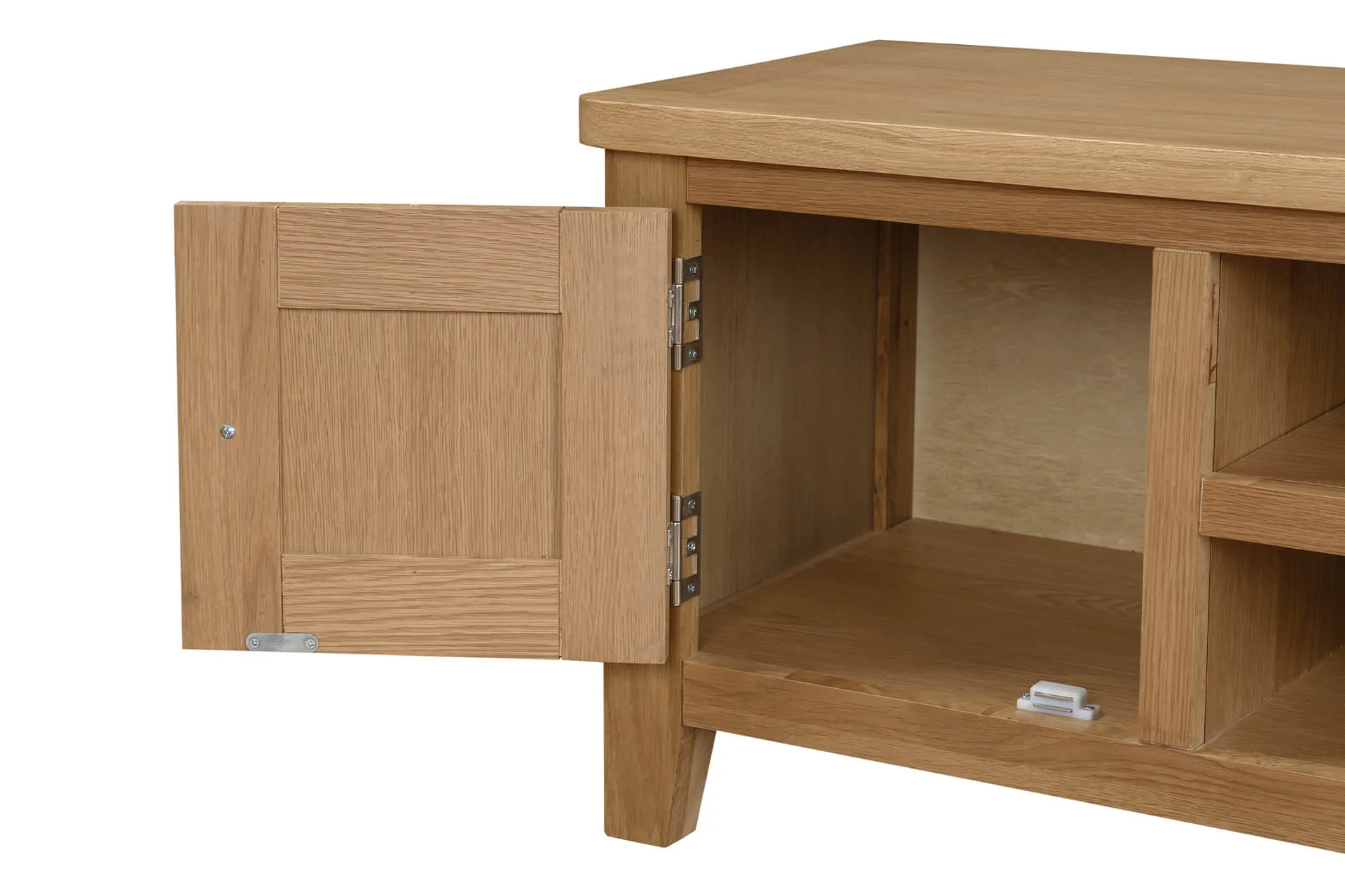 Marsden TV Unit 90cm – Natural Oak Finish with Compact Storage - Image 9