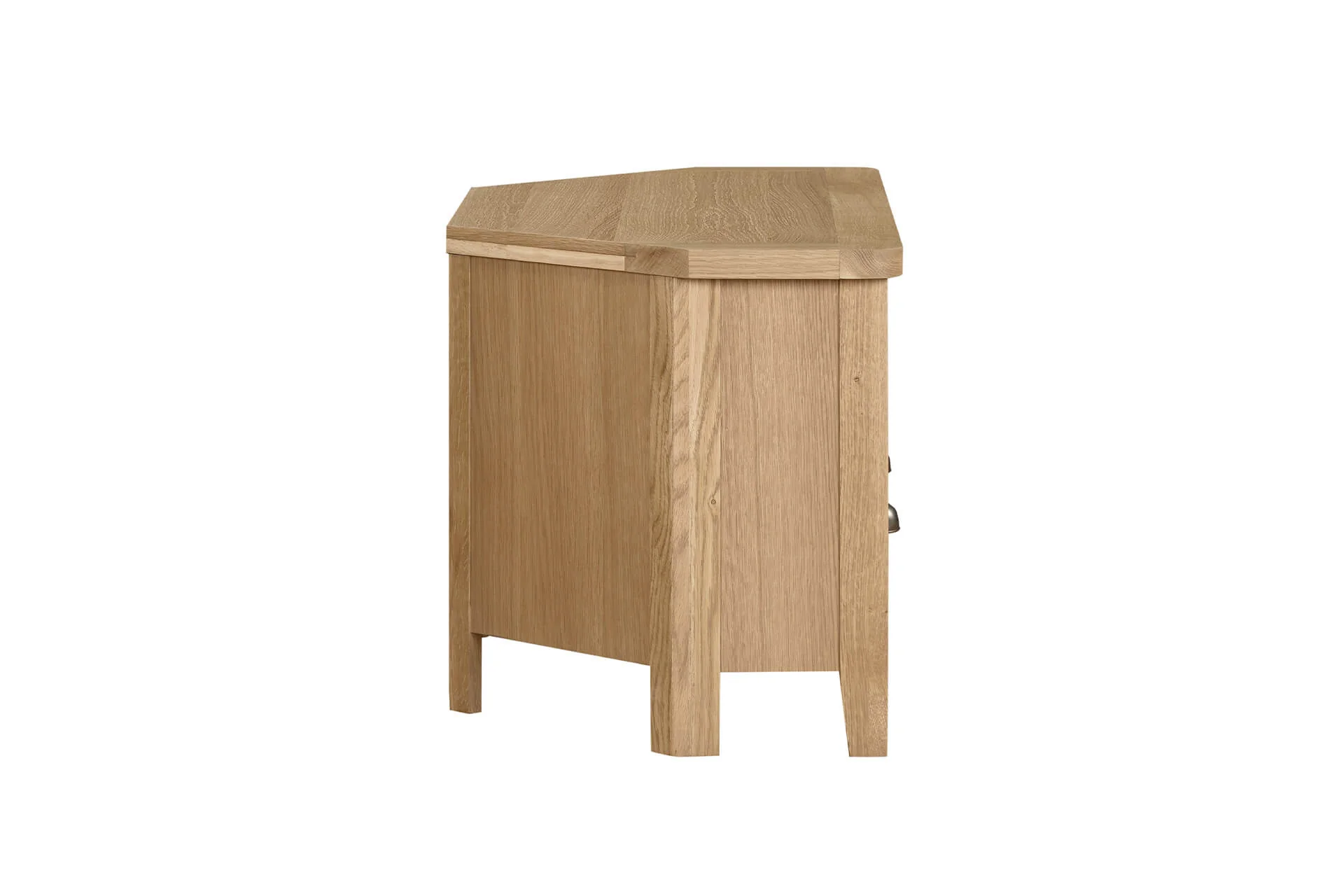 Marsden Corner TV Unit 900 – Natural Oak with Storage Drawer (Pre-order for July) - Image 3