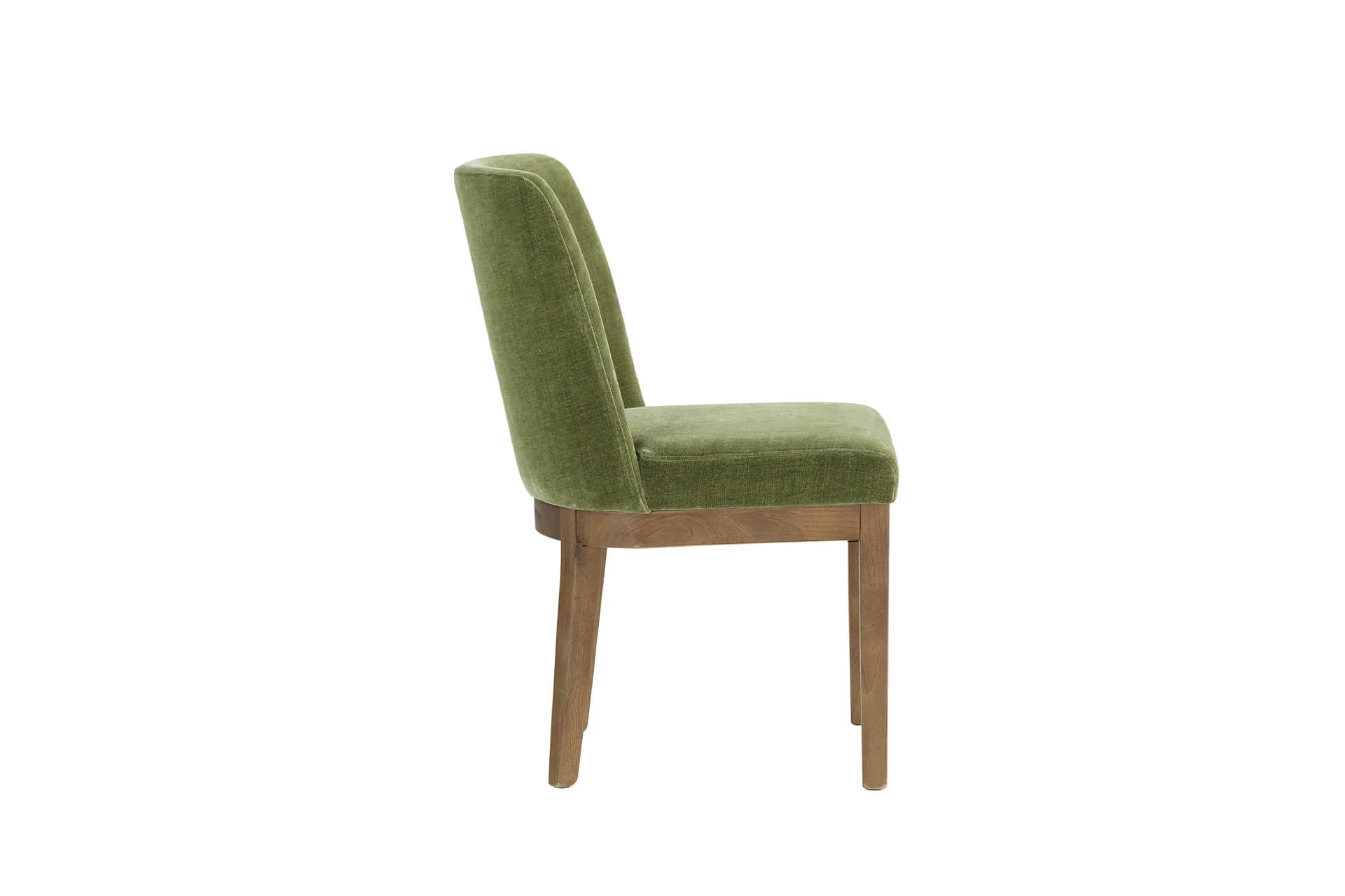 Massimo Dining Chair – Green Upholstered with Solid Wood Legs - Image 11