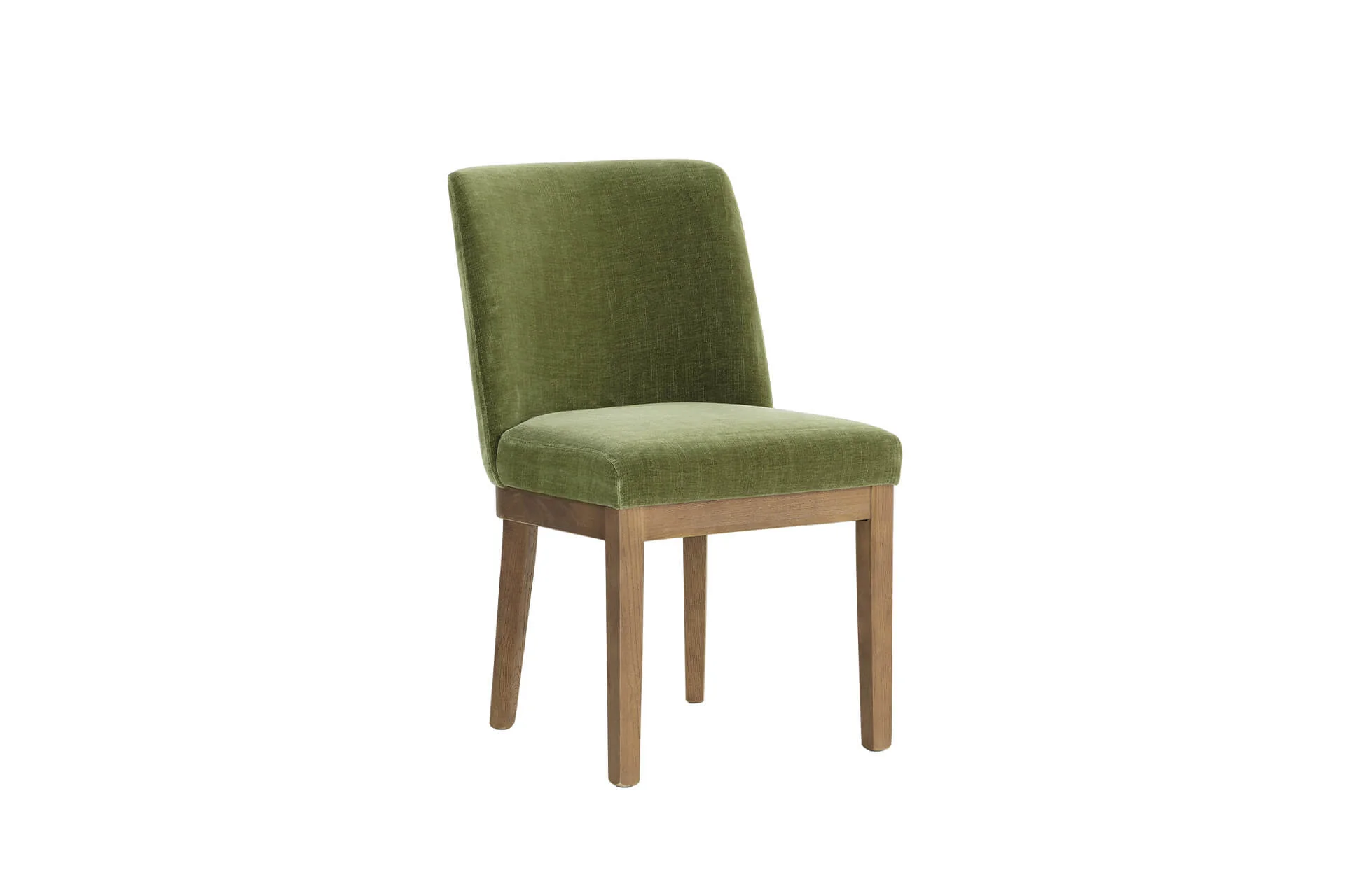 Massimo Dining Chair – Green Upholstered with Solid Wood Legs - Image 7
