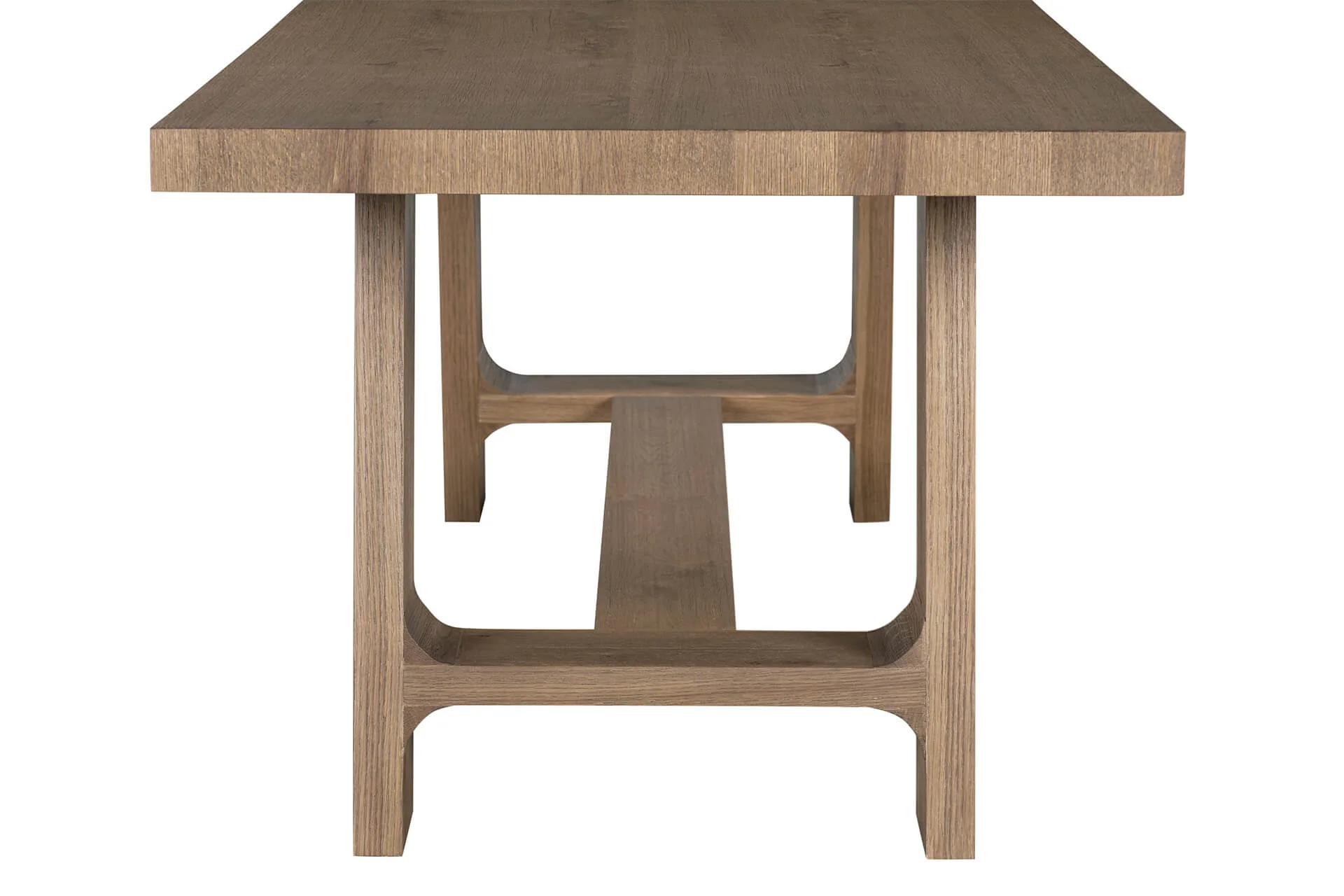 Massimo Dining Table 190cm – Cracked Oak Finish with Solid Legs - Image 3