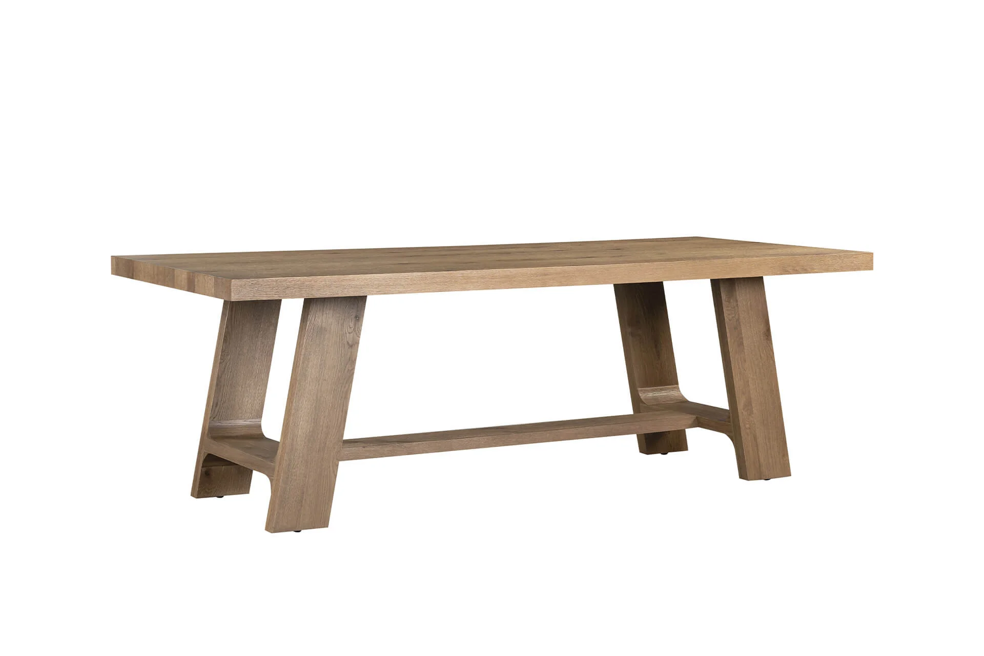 Massimo Dining Table 190cm – Cracked Oak Finish with Solid Legs - Image 7