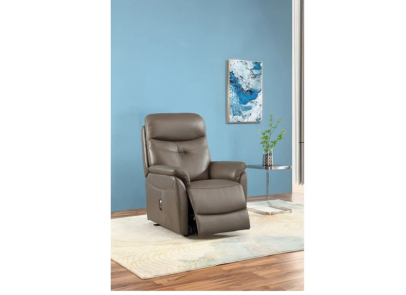 Mattia Lift & Rise Leather Armchair - Image 3