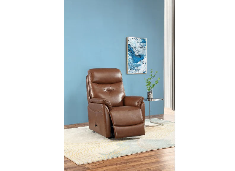 Mattia Lift & Rise Leather Armchair - Image 4