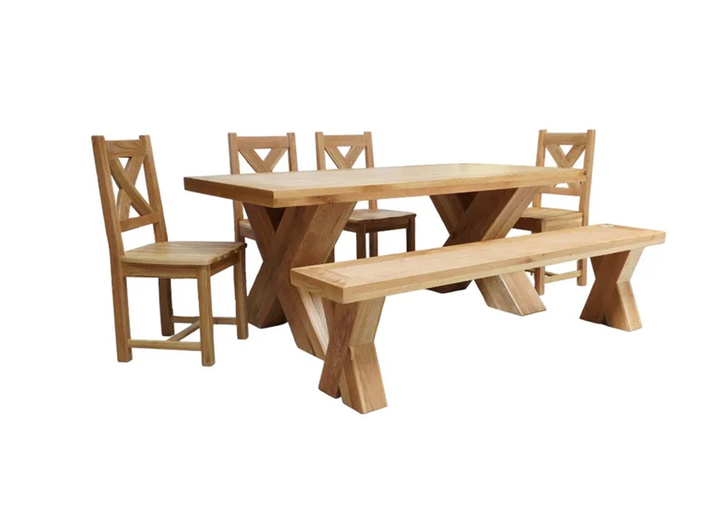 Maximus Oak Rectangular Dining Tables - Image 2
