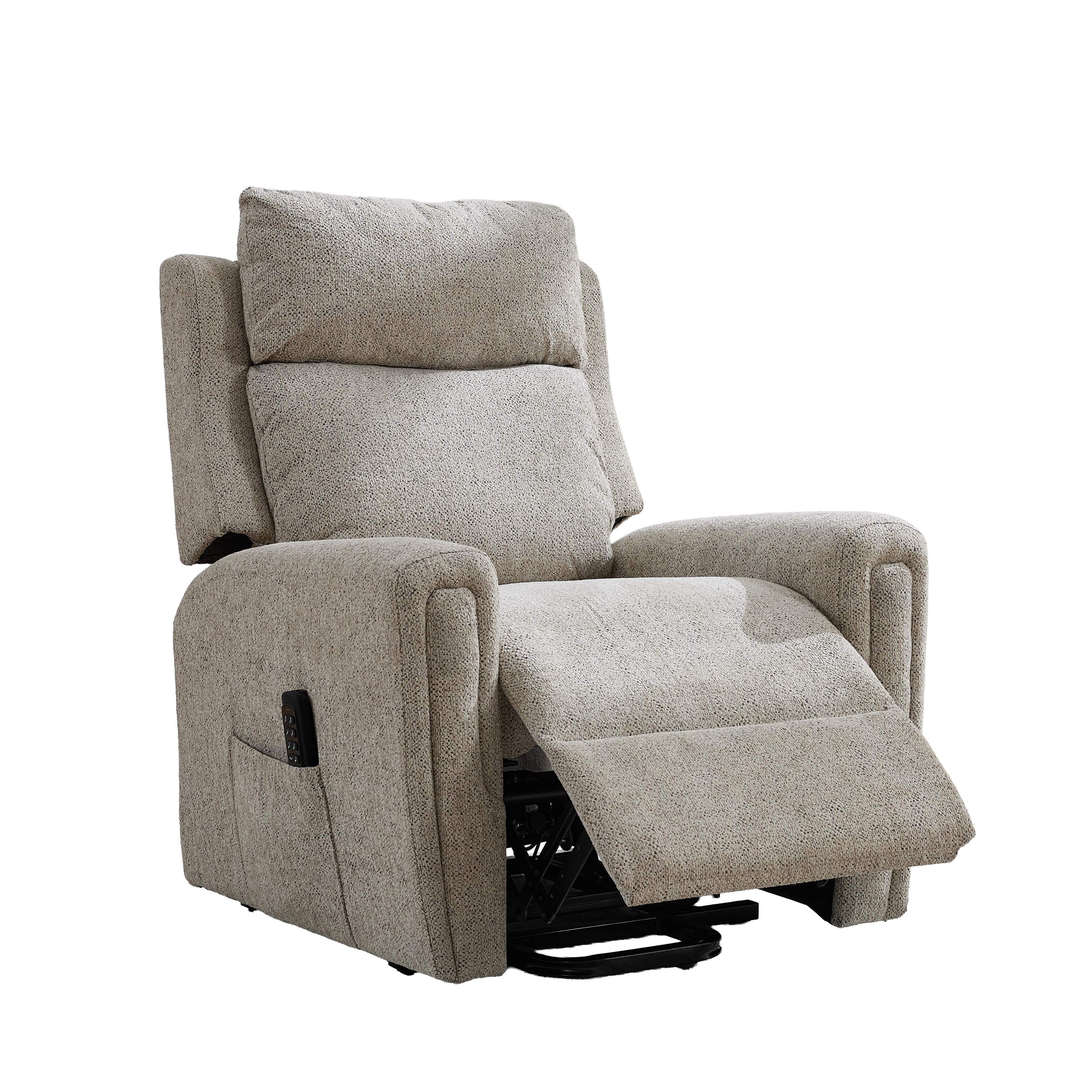 Mayfair Quad Motor Lift & Tilt Chair – Beige Ergonomic Design - Image 3