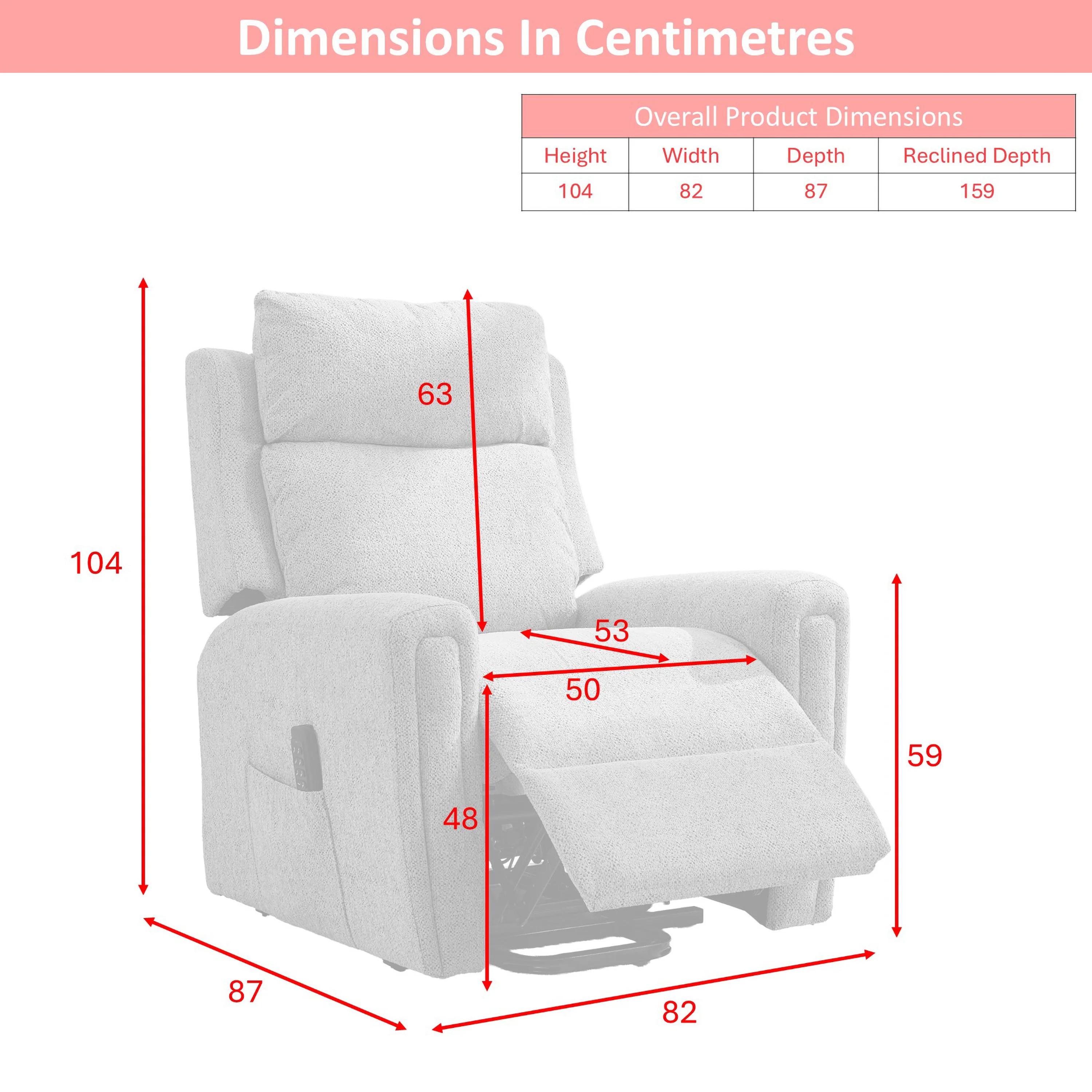 Mayfair Quad Motor Lift & Tilt Chair – Beige Ergonomic Design - Image 7