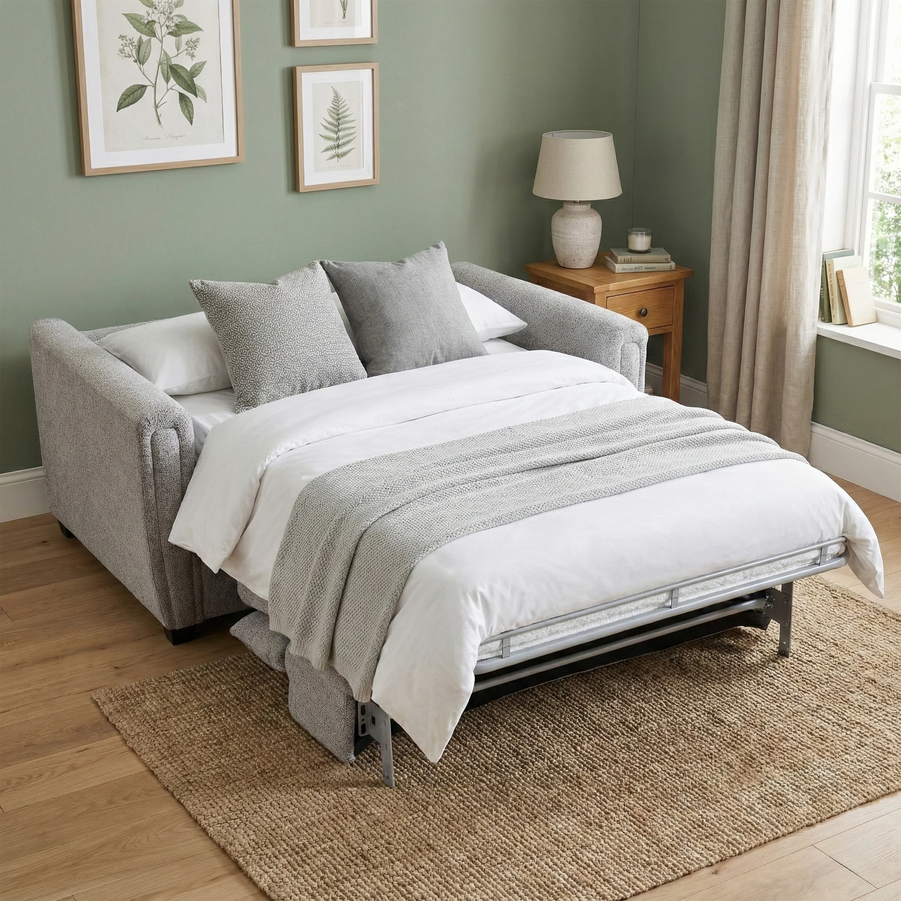 Mayfair Sofa Bed – Ash Fabric - Image 2