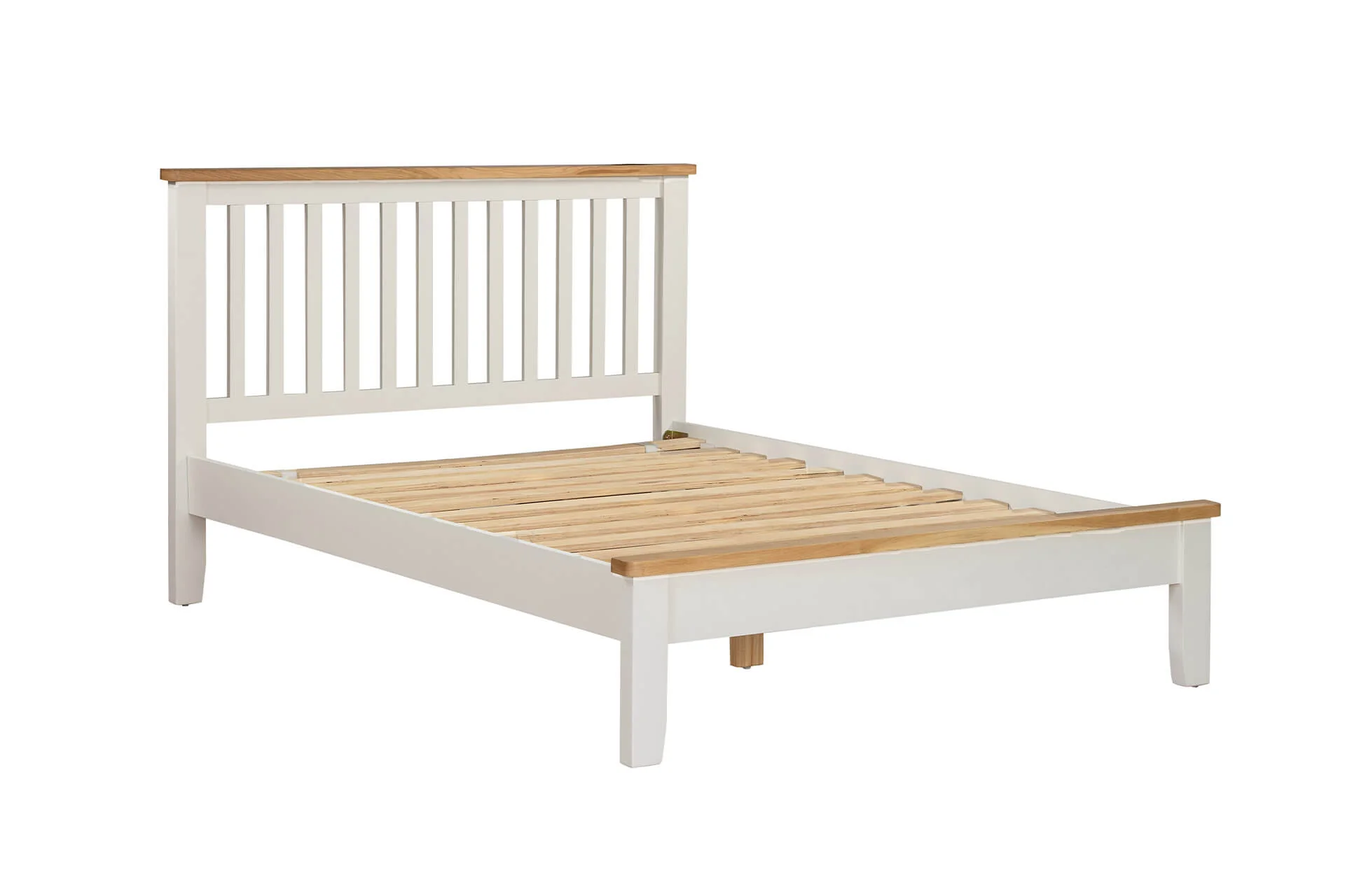 Mellor 5' Bed – Cashmere Finish with Shaker Legs - Image 7