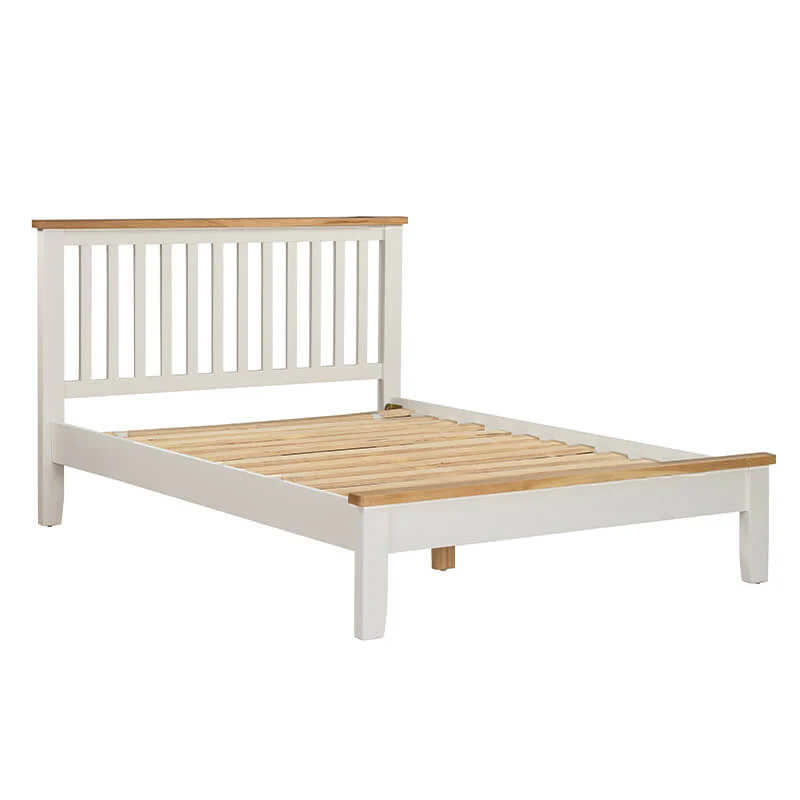 Mellor 5' Bed – Cashmere Finish with Shaker Legs - Image 8