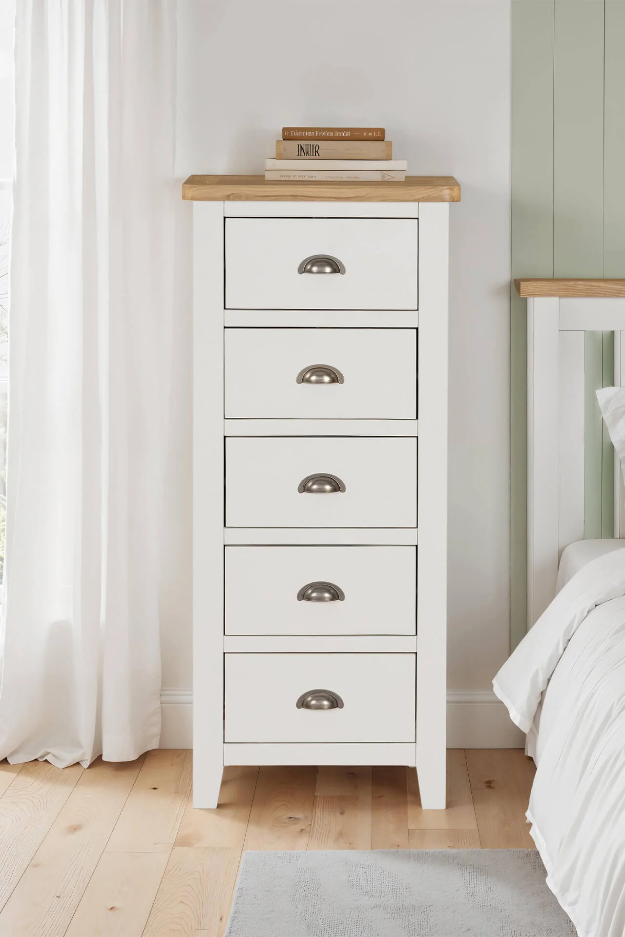 Mellor 5 Drawer Narrow Chest - Image 3