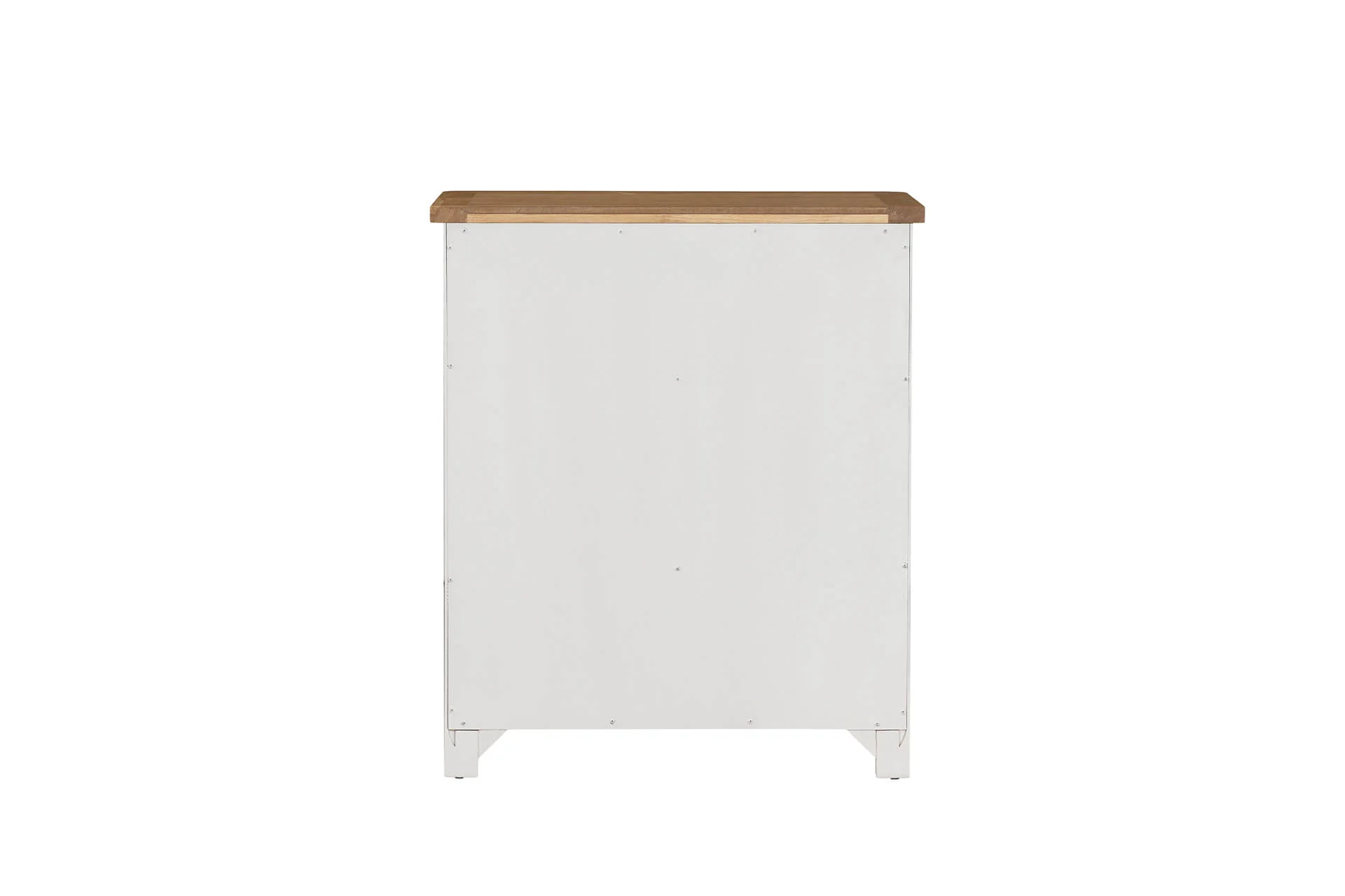 Mellor 5 Drawer Tall Chest – Cashmere Finish with Oak Veneer Top 950mm - Image 13