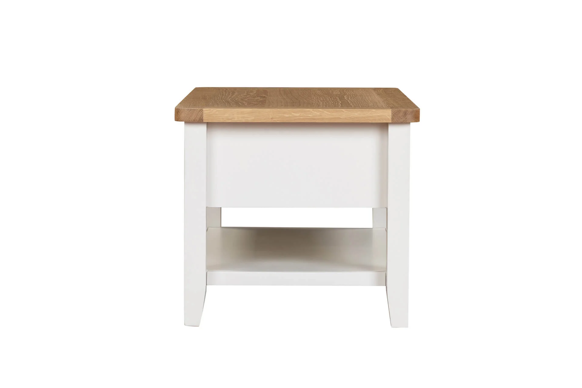 Mellor Coffee Table 90cm – Cashmere Finish with Dual-Sided Drawer - Image 11