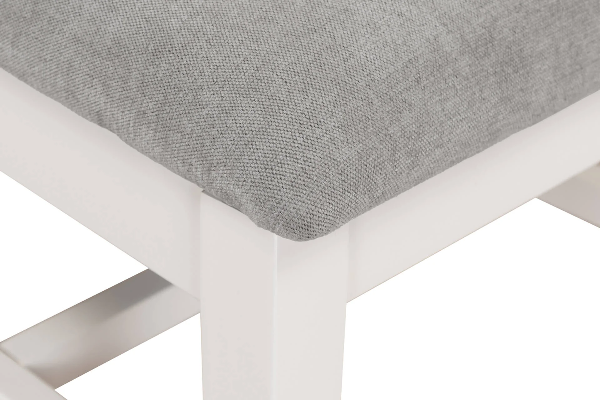 Mellor Dining Chair – Grey Fabric Seat with Cashmere Finish - Image 5