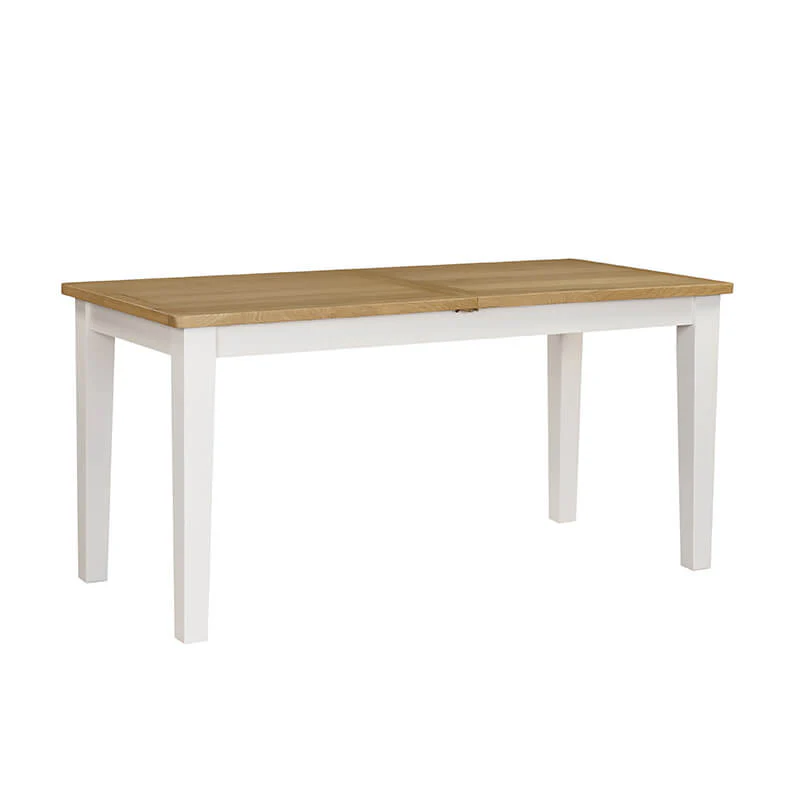 Mellor Extending Dining Table – Cashmere Finish with Oak Veneer Top 160cm to 200cm - Image 11