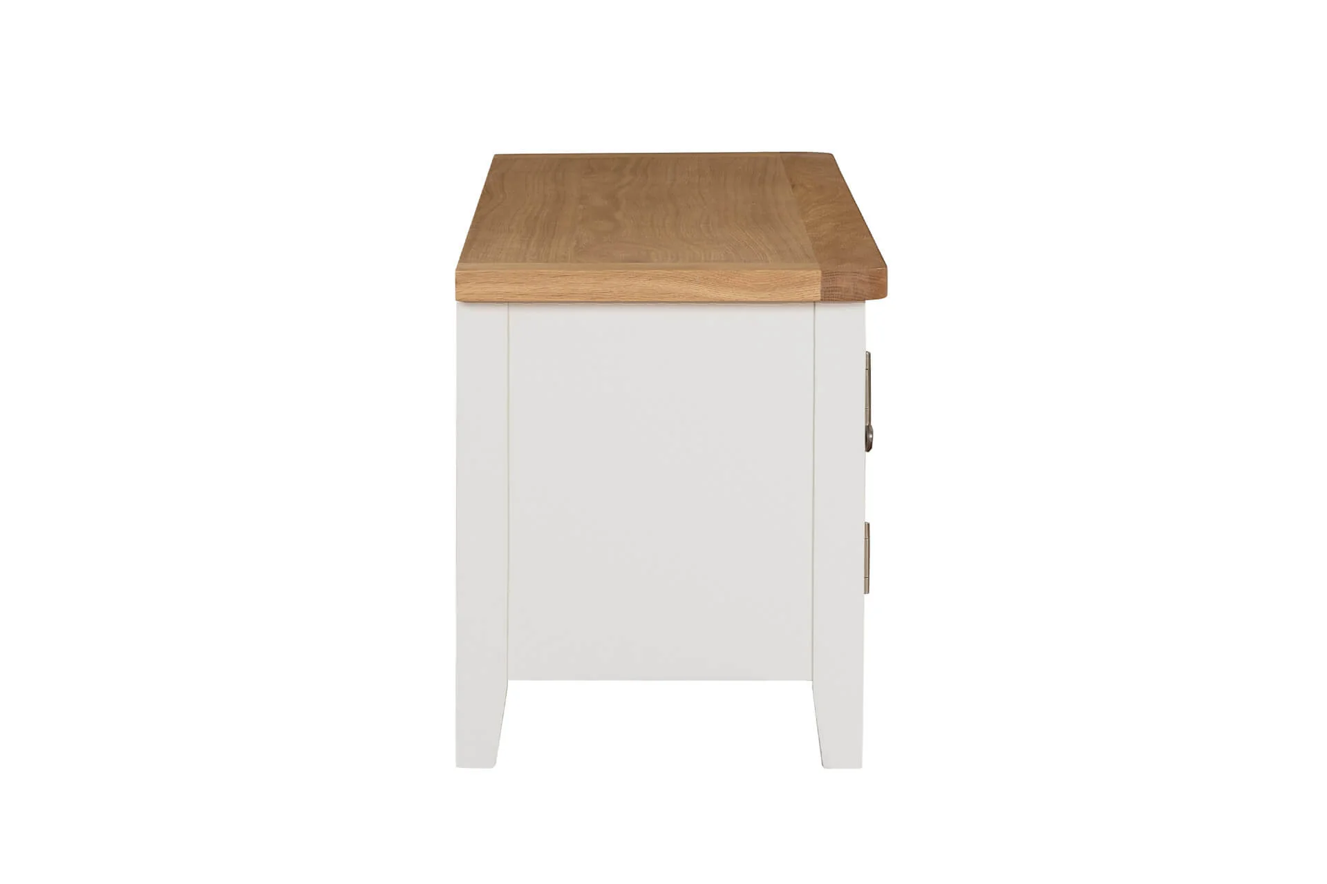 Mellor TV Unit 120cm – Cashmere with Oak-Veneered Top - Image 10