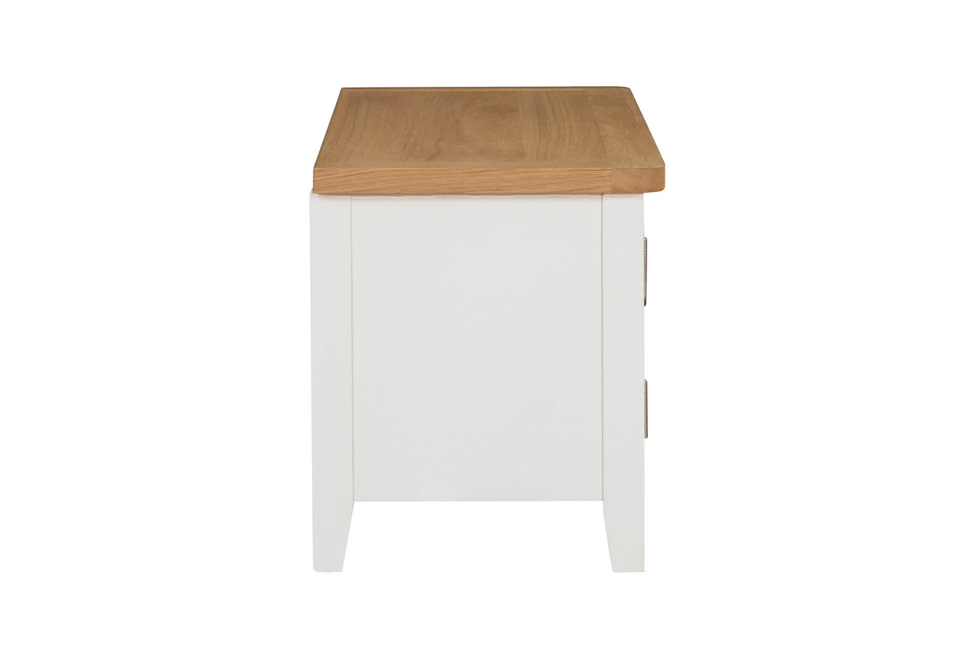 Mellor TV Unit 90cm – Cashmere Finish with Oak-Veneered Top - Image 10