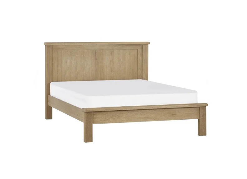 Memphis Bed Frame – Limed Oak with Slatted Base 4ft6 - Image 2