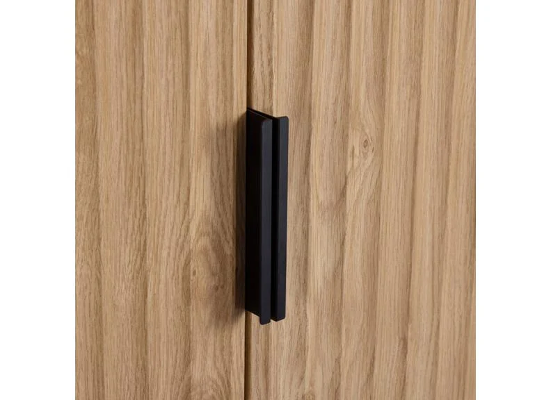 Miami Oak Two Door Wardrobe - Image 5