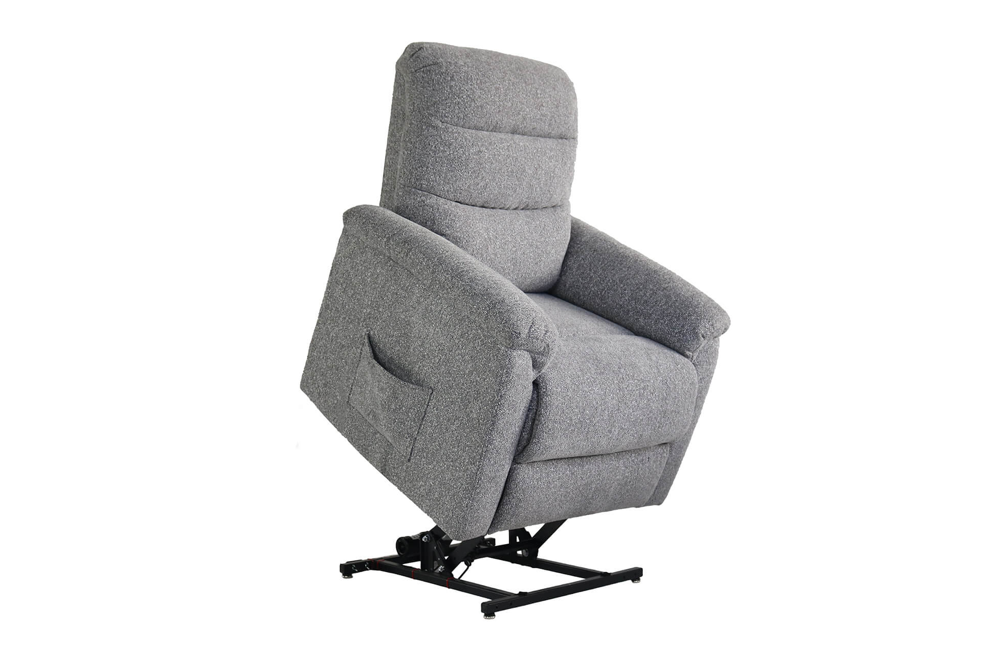 Millie Lift and Rise Chair – Grey Upholstered with Dual Motor Support - Image 8