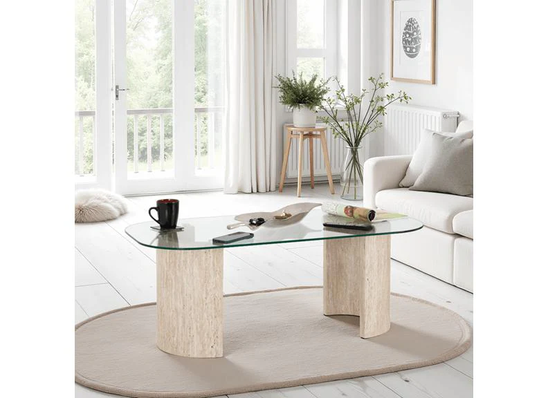 Modena Glass Coffee Table