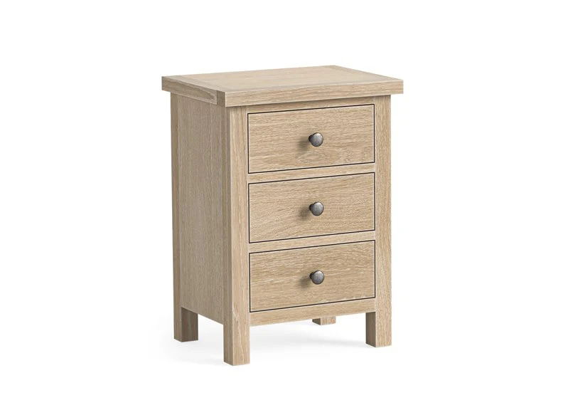 Modern Country Oak Bedside Table – Compact & Stylish Storage