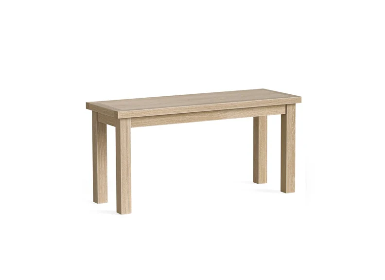 MODERN COUNTRY OAK BENCH - Image 2