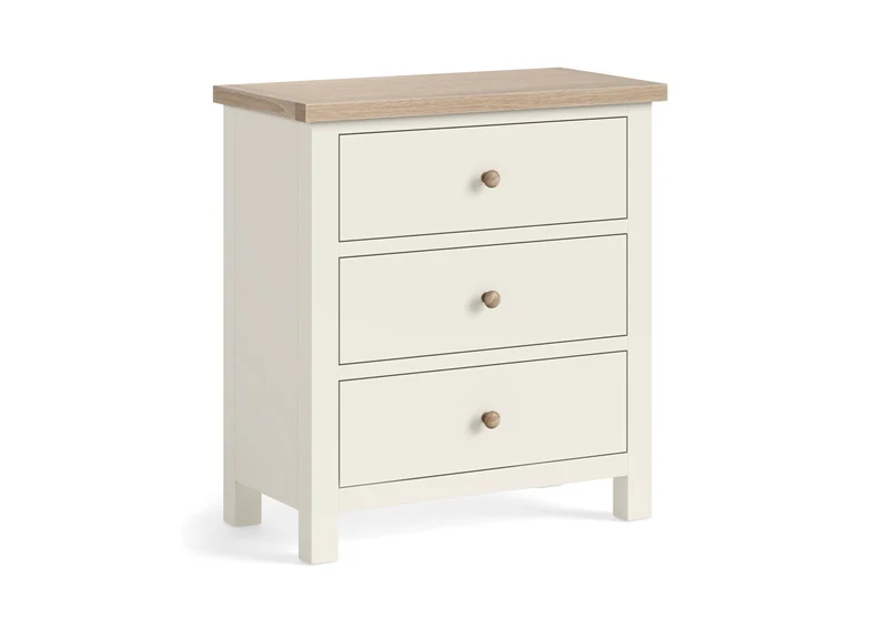 MODERN COUNTRY COCONUT 3 DRAWER CHEST