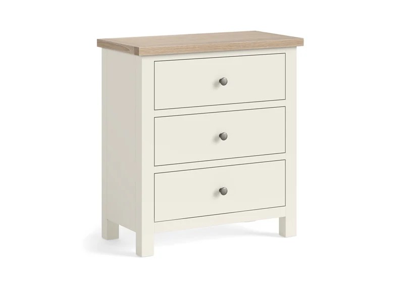 MODERN COUNTRY COCONUT 3 DRAWER CHEST - Image 2