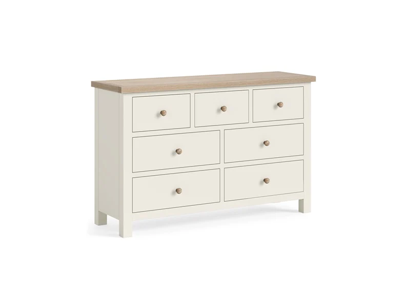 MODERN COUNTRY COCONUT CHEST 3 OVER 4 - Image 2